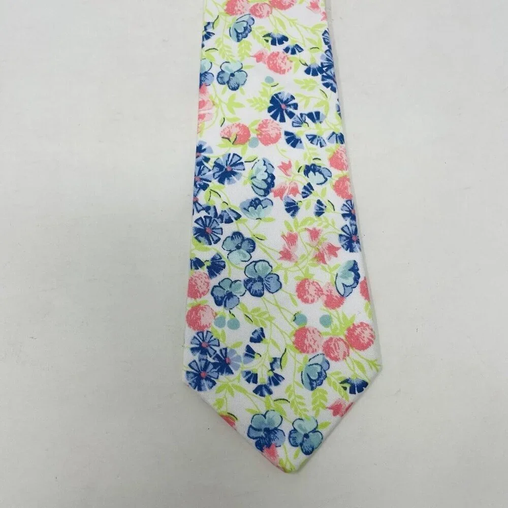 Janie and Jack Youth‎ Boys Size 2-5 Years Ditsy Floral Adjustable Necktie $26